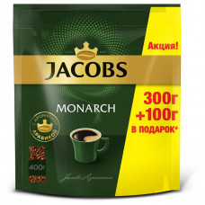 Кофе JACOBS MONARCH кофе натур.суб.400 гр пакет