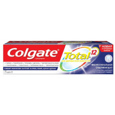 Паста зубная Colgate total 12 профессиональная отбеливающая 75 мл Колгейт-палмолив