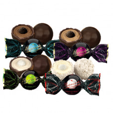 Конфеты глазированные Марсианка Ассорти тирамису,три шоколада, чизкейк,мокко,шок-манеж1 кг