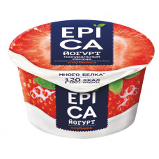 Йогурт Epica с Клубникой 130гр 4,8% Эрманн