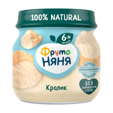 Пюре ФрутоНяня Кролик 80г