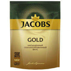 Кофе Jacobs Gold Натуральный Растворимый Сублимированный 140 гр м/у