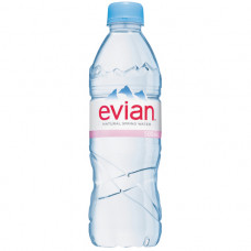 Вода минеральная Evian 0,5л ПЭТ Пепсико