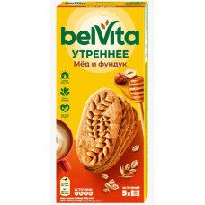 Печенье BelVita Утреннее печенье витамин. с фундуком и медом 20*225 гр Мон`дэлис