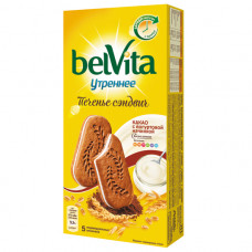 Печенье Belvita Утренний Сэндвич  витаминизированный с какао 20х253гр Мон`дэлис