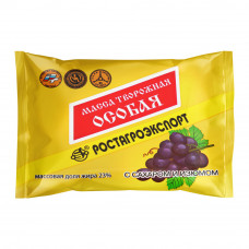 Масса Творожная Ростагроэкспорт с Сахаром и Изюмом 23% 180г