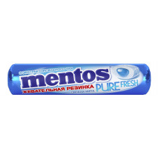 Жевательная резинка Ментос Pure Fresh свежая мята 15,5 гр Перфетти Ван Мелле
