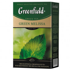 Чай Гринфилд Green melissa зеленый 85гр Орими Трэйд