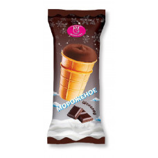 Мороженое с растительным жиром шоколадное в ваф. стакане 70 гр  Калинов мост СТМ